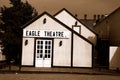 Vintage Eagle Theater Building Royalty Free Stock Photo