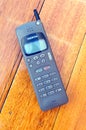 Vintage early model mobile phone handset