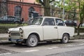 Old German communist plastic car Trabant 601 Royalty Free Stock Photo