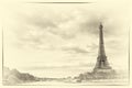 Vintage The Eiffel Tower and the river Seine at sunset sky background in Paris Royalty Free Stock Photo