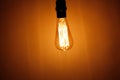 Vintage electric bulb lamp Royalty Free Stock Photo