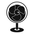 Vintage electric fan icon, simple style Royalty Free Stock Photo