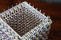 Vintage electronic technology, core memory block Royalty Free Stock Photo