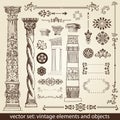 Vintage elements - antique -