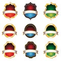 Vintage Emblems Set Royalty Free Stock Photo