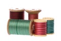 Vintage Embroidery Threads Royalty Free Stock Photo