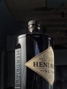 Vintage Empty Bottle of Hendrick`s Gin Studi shot