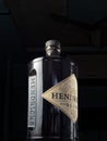 Vintage Empty Bottle of Hendrick`s Gin Studi shot Lokgram