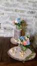 vintage English floral arrangements