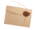 Vintage envelope with stamp Royalty Free Stock Photo