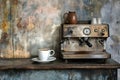 Vintage Espresso Machine Royalty Free Stock Photo