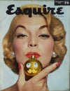 Vintage Esquire Magazine Xmas cover 1954 Royalty Free Stock Photo