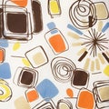 Vintage fabric detail. Royalty Free Stock Photo