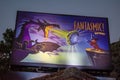 Vintage Fantasmic sign at Hollywood Studios.