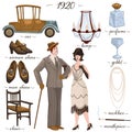 Vintage fashion and culture, interior furniture Royalty Free Stock Photo