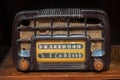 Vintage fashioned radio