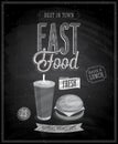 Vintage Fast Food Poster