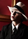 Vintage female gangster Royalty Free Stock Photo