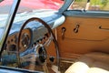 Vintage Ferrari America cockpit