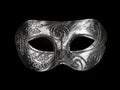 Vintage festive silver dress mask Royalty Free Stock Photo