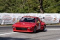 Vintage Fiat X19 Dallara engaged in hillclimb time trial race