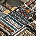 1436 Vintage Film Reels: A retro and vintage-themed background featuring vintage film reels, filmstrips, and retro film accessor