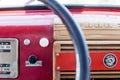 Antique fire truck details Royalty Free Stock Photo