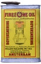 Vintage Firestone motor oil canÂ from the Miller holding company Amsterdam