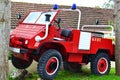 Vintage Firetruck for woods patrol Royalty Free Stock Photo