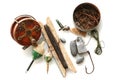 Vintage Fishing Tackle Royalty Free Stock Photo