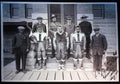 Vintage fisrt nation inuit people picture and RCMP policeman