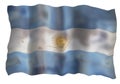 Vintage Flag of Argentine Royalty Free Stock Photo