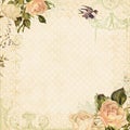 Vintage floral background Royalty Free Stock Photo