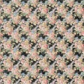 Vintage Floral black and pink roses repeat background shabby chic style