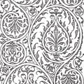 Vintage floral damask scrapbook background Royalty Free Stock Photo