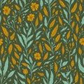 Vintage Floral Seamless Pattern