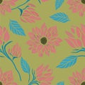 Vintage Floral Seamless Pattern