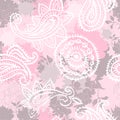 Vintage floral seamlessl pattern