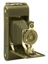 Vintage folding bellows film camera Royalty Free Stock Photo