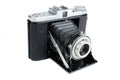 Vintage folding camera Royalty Free Stock Photo