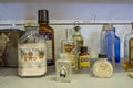 Vintage food and medicine bottles