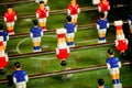 Vintage Foosball, Table Soccer or Football Kicker Game Royalty Free Stock Photo