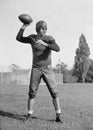 Vintage Football Player, Sports, Quarterback