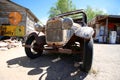 Vintage ford in road 66