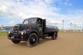 Vintage Ford Thames Pick Up Truck and Milk Churns Royalty Free Stock Photo