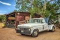 Vintage Ford tow truck in Hackberry, Arizona Royalty Free Stock Photo