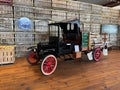 A vintage Ford truck on display at Jeter Mountain Farms.