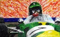 Vintage Formula One Racer painting