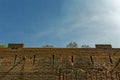 Vintage Fortification Peshwa style Open Brick wall of Shaniwarwada