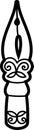 Vintage Fountain Pen Nib Doodle Royalty Free Stock Photo